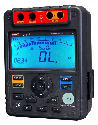 Picture of UNI-T UT513A Insulation Resistance Tester 5kV, USB Interface