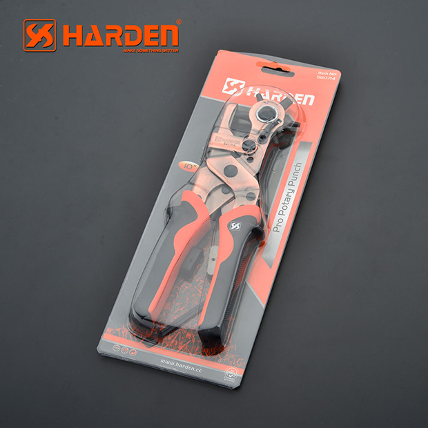 Picture of HARDEN Professional rotary punch Pliers 10 inch ( round hole oval hole ) Model: 560714