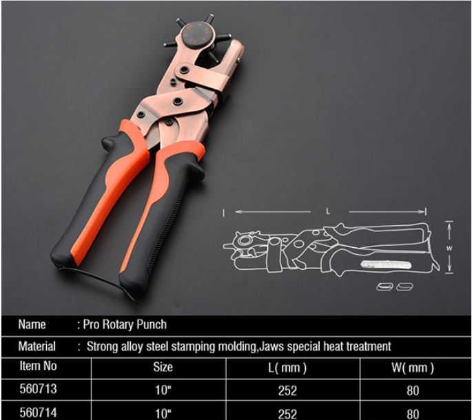 Picture of HARDEN Professional rotary punch Pliers 10 inch ( round hole oval hole ) Model: 560714