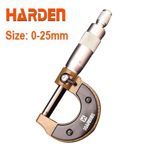 Picture of HARDEN Professional Alloy Steel Microcaliper Micrometer ( 0-25mm  |  25-50mm )  580832 / 580835