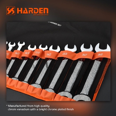 Picture of HARDEN Professional 12PCS Double Open-end Spanners Set Model:  540108