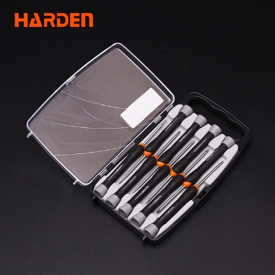 Picture of HARDEN 9 Pcs CRV Precision Screwdriver Set (CLASSIC) Chrome Vanadium 9pcs Screw Driver Screwdriver Set for Cell Phone Laptop Model: 550122