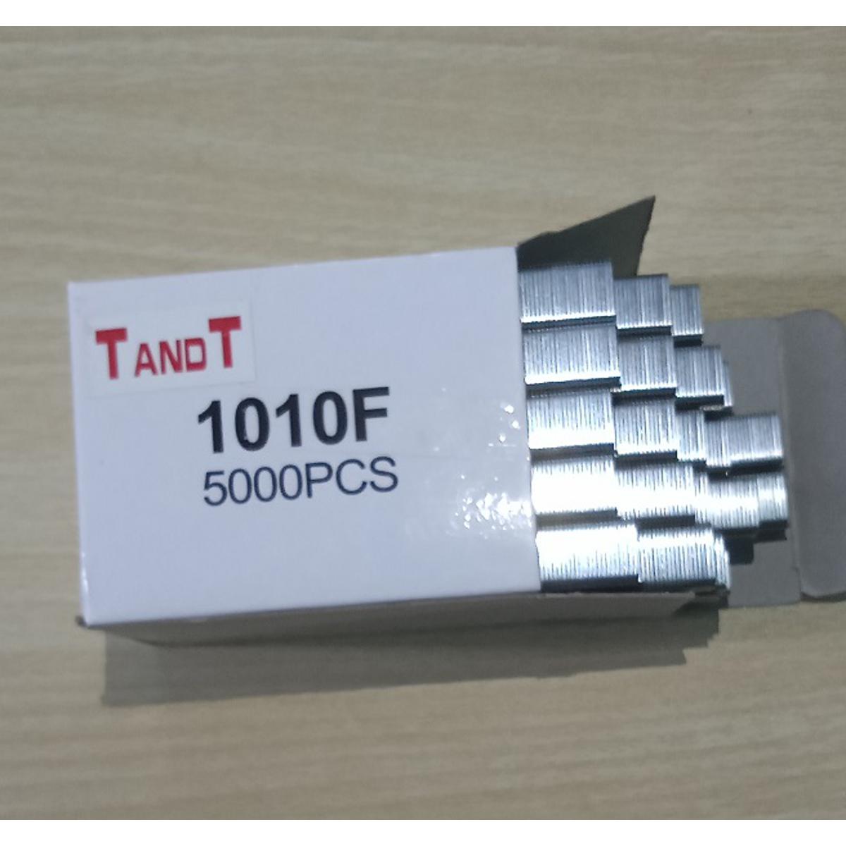 Picture of TANDT 1010F 5000 Pcs Nail U Shaped 22Ga Heavy Duty Staples for Electric and Pneumatic Stapler 1010F