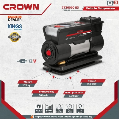 Picture of CROWN Vehicle Compressor Air Inflator CT36060 - Kings Trading