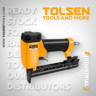 Picture of TOLSEN Industrial Air Stapler For CROWN Staples (1/4") 100PSI 73425 - Kings Trading