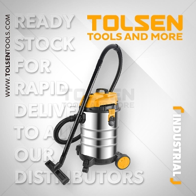 Picture of TOLSEN 30L Vacuum Cleaner Wet and Dry 1200w 79608 - Kings Trading