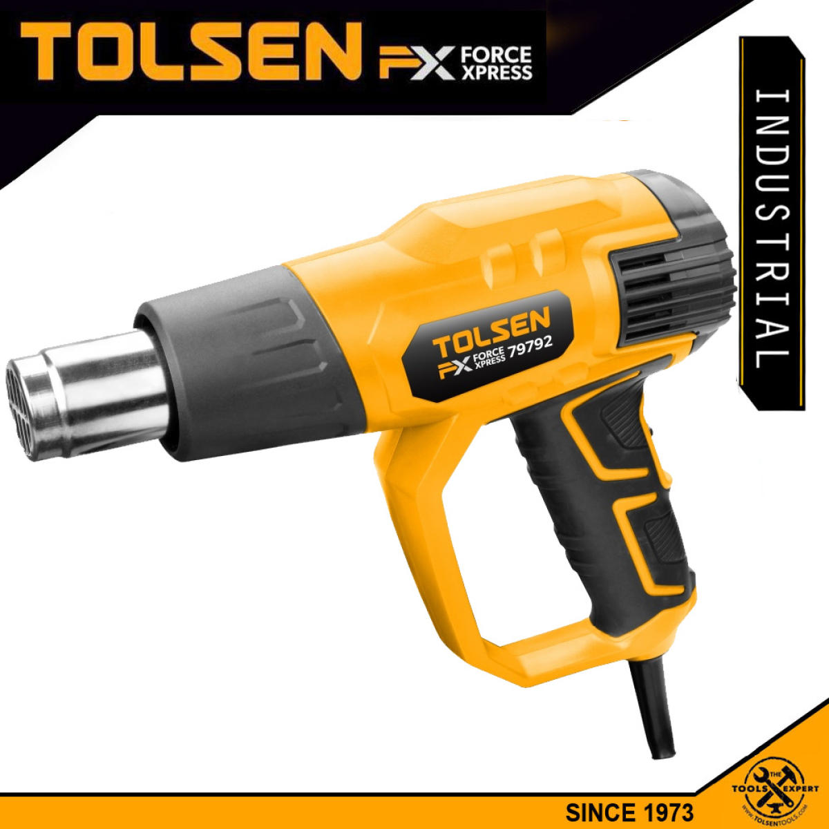 Picture of TOLSEN Digital Control Hot Air Heat Machine Dryer w/ Blow Case Set (600C / 2000W) Adjustable Temperature 79792 - Kings Trading