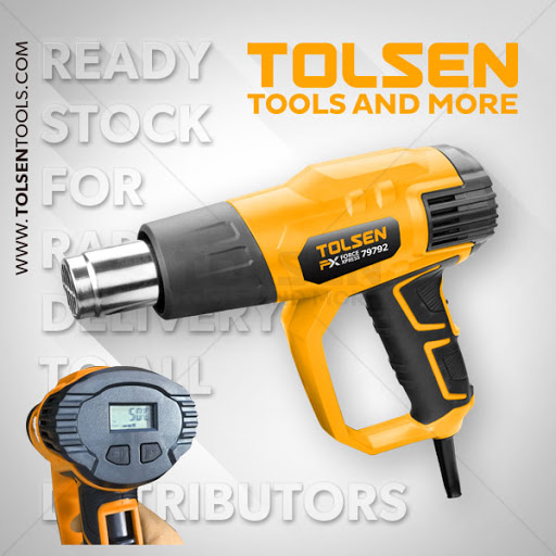 Picture of TOLSEN Digital Control Hot Air Heat Machine Dryer w/ Blow Case Set (600C / 2000W) Adjustable Temperature 79792 - Kings Trading