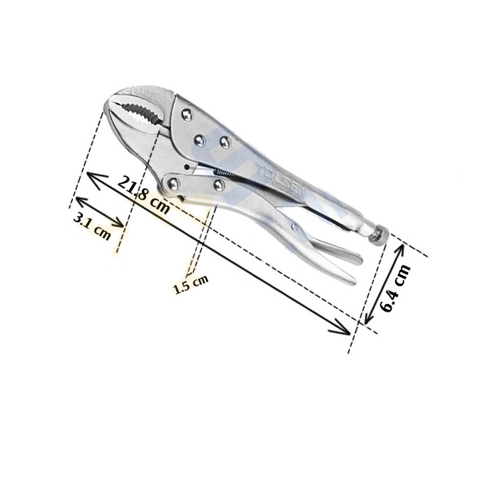 Picture of TOLSEN Locking Pliers Vise Grip Round (10") 10051 Kings Trading