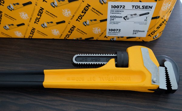 Picture of TOLSEN Pipe Wrench (24" or 600mm) Industrial Series 10072 - Kings Trading
