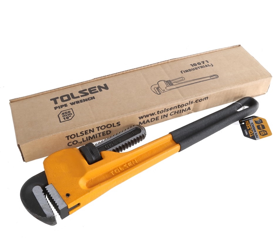 Picture of TOLSEN Pipe Wrench (18" or 450mm) Industrial Series 10071 - Kings Trading