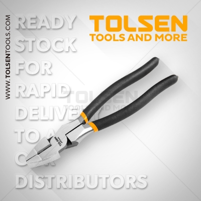 Picture of TOLSEN High Leverage Combination Pliers 240mm (9-1/2") Model: 10304 - Kings Trading