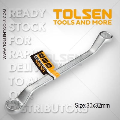 Picture of Tolsen 30x32mm Double Ring Spanner Wrench Cr-V 15074 New (15882) -Kings Trading