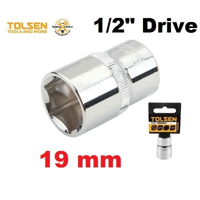 Picture of TOLSEN Industrial Grade Socket Wrench 1/2" Drive (19mm) 16519 - Kings Trading