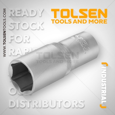 Picture of TOLSEN Deep Socket Wrench 1/2" Drive (18mm) Industrial Grade 16568 - Kings Trading