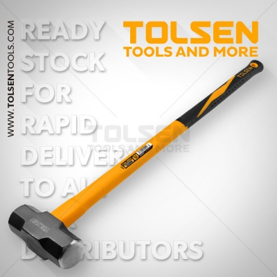 Picture of TOLSEN Sledge Hammer (3.6kg / 8lbs) Fiberglass Handle 25046 - Kings Trading