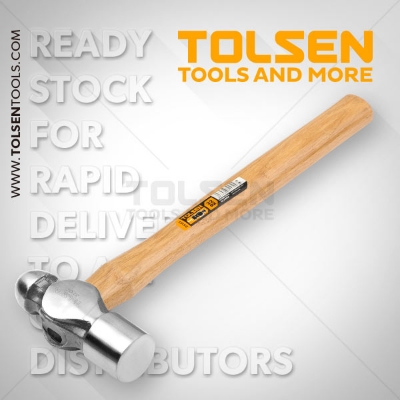Picture of TOLSEN Ball Pein Hammer (32 OZ/ 900g) Wooden Handle 25145  - Kings Trading
