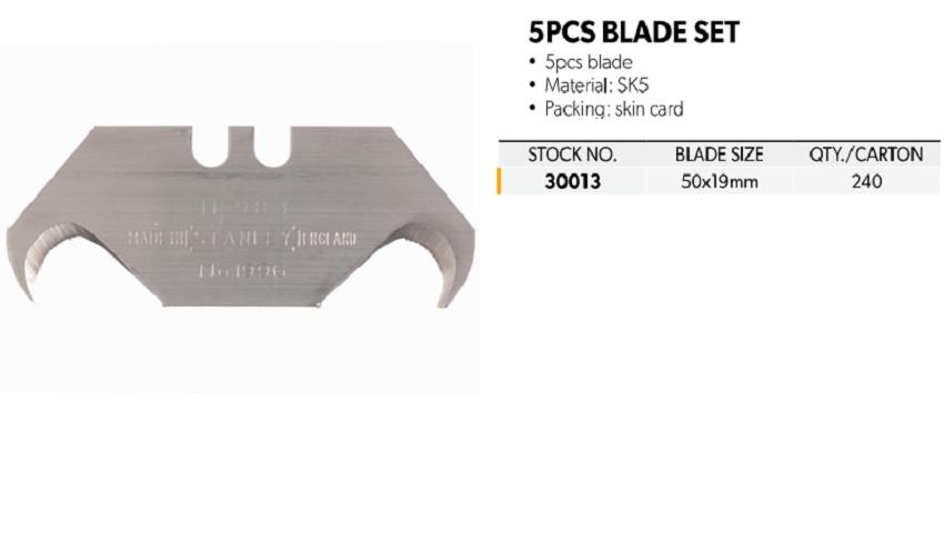 Picture of TOLSEN 5Pcs Blade Set (50x19mm) 30013 - Kings Trading