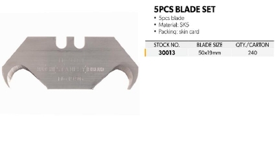Picture of TOLSEN 5Pcs Blade Set (50x19mm) 30013 - Kings Trading