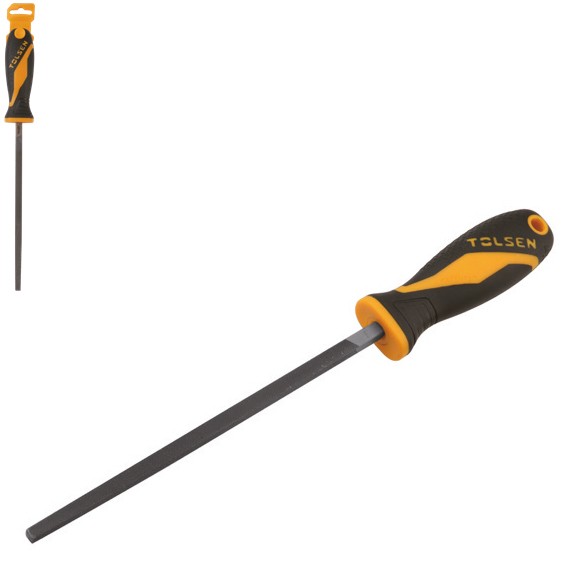 Picture of TOLSEN 8" Square Steel File TPR Handle 32017 - Kings Trading