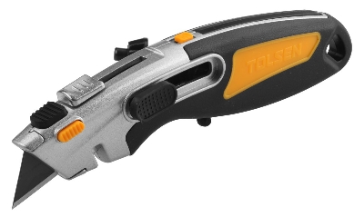 Picture of TOLSEN Utility Cutter Dual Function w/ Auto Lock and Retractable (SK2) Model: 30019