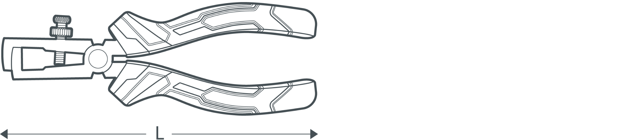 Picture of CROWN Wire Strippers Electrical Pliers 6" or 160mm CPHEP-WSA06 - Kings Trading