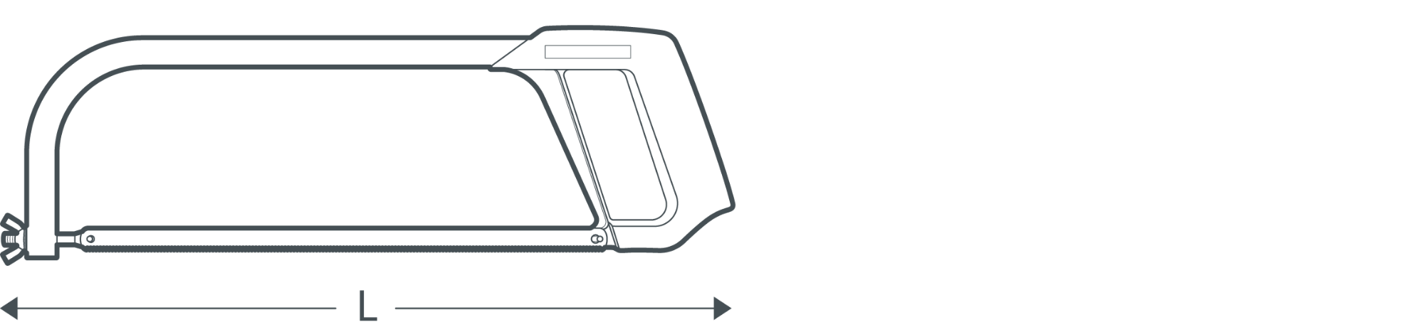 Picture of CROWN 12" Hacksaw Frame 300mm CPHSH-FXA12 - Kings Trading