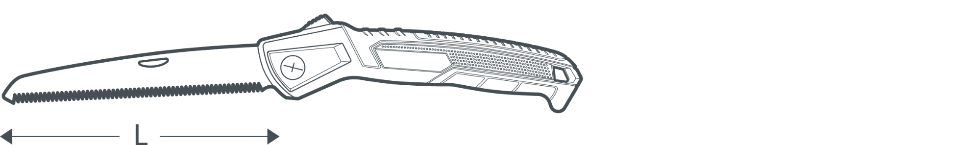 Picture of CROWN 7" Foldable Pruning Saw (180mm) SK5 CPHSP-FDA07 Garden tools - Kings Trading