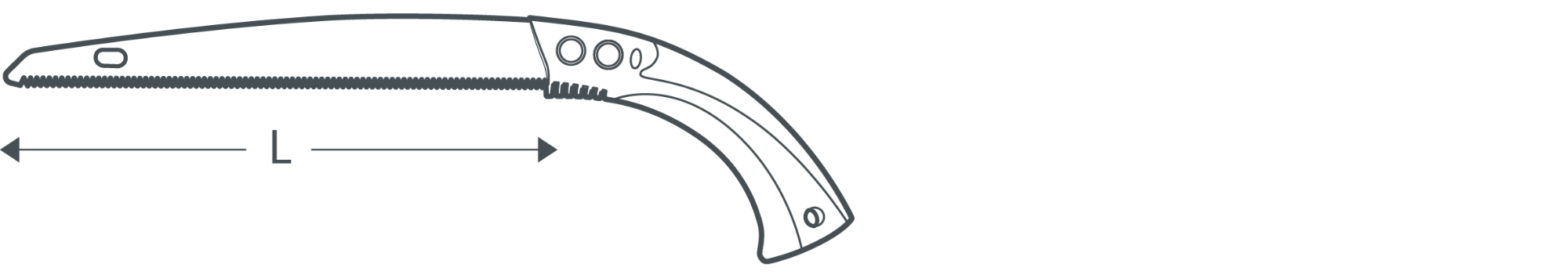 Picture of CROWN Pruning Saw Tree Saw Garden Saw 270mm SK5 Material CPHSP-STA10 Garden Tools - Kings Trading