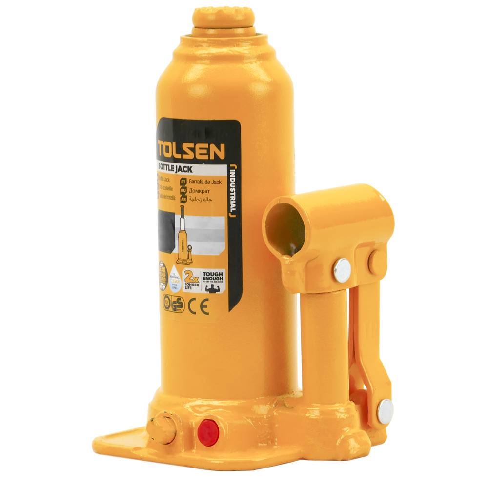 Picture of TOLSEN Hydraulic Bottle Jack (6Tons - 70mm) Leak Proof Industrial Series 65406 - Kings Trading