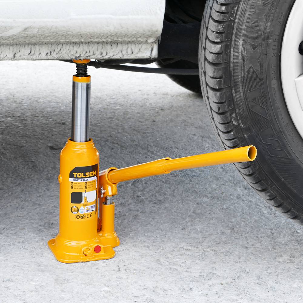 Picture of TOLSEN Hydraulic Bottle Jack (6Tons - 70mm) Leak Proof Industrial Series 65406 - Kings Trading