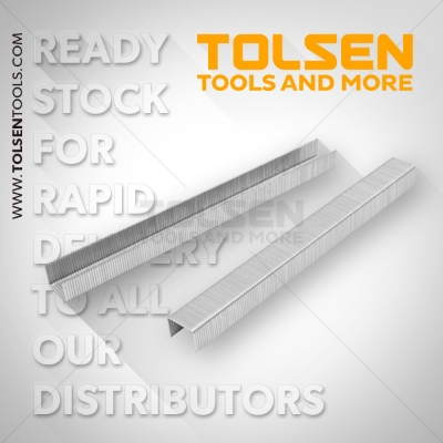 Picture of TOLSEN 10000Pcs Air CROWN Staple 21Ga (12mm) 73463 Suitable for TOLSEN Air Stapler 73425 - Kings Trading