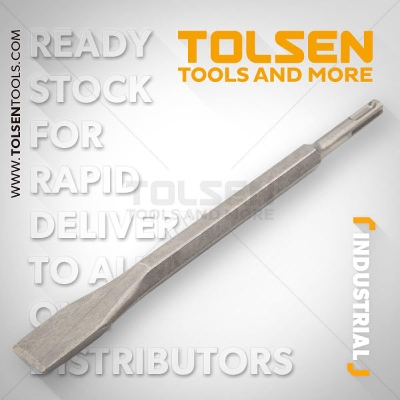 Picture of TOLSEN SDS Plus Flat Chisel (14 x 250 x 20mm) Industrial Grade 75441