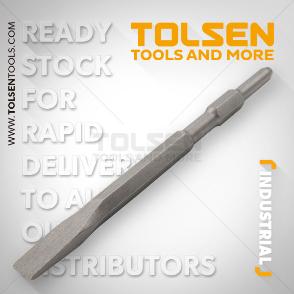 Picture of TOLSEN Industrial Hex Flat Chisel (17x280mm) 75451