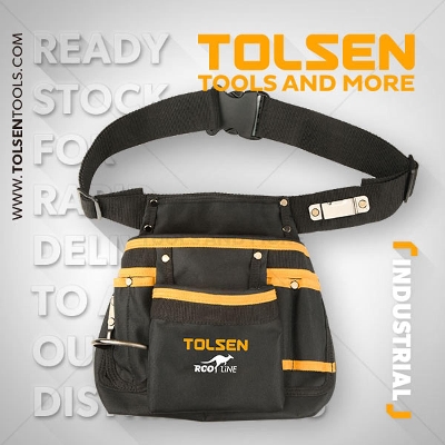 Picture of TOLSEN Industrial Tool Pouch with 11 pockets (ROO Line) 80120 - Kings Trading