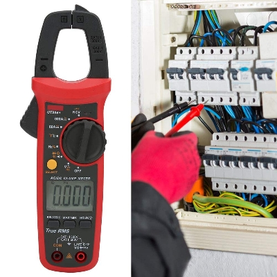 Picture of UNI-T UT204+ Digital Clamp Meter AC/DC Current Tester (600A) True RMS Auto Range Temperature Measurement High Precision Multimeter
