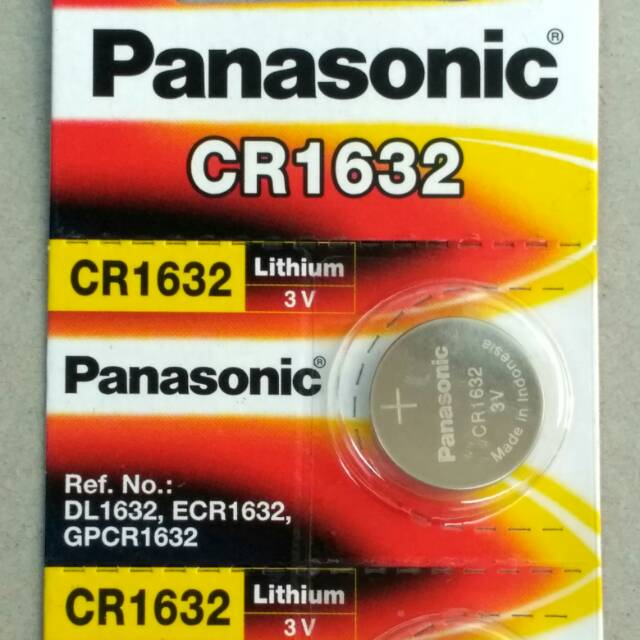 Picture of CR1632 Lithium Battery 3V Car Remote Battery Made in Indonesia - 05pcs pack