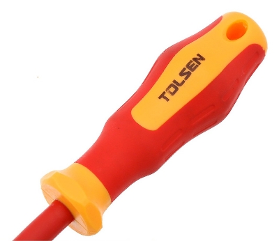 Picture of TOLSEN VDE Flat Screwdriver (6.5mmx150mm) 1000V Model No: 38003 - Kings Trading