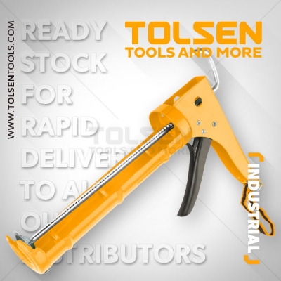 Picture of TOLSEN 3 in 1 Heavy Duty Silicon Caulking Gun (225mm,9″) 43043 - Kings Trading