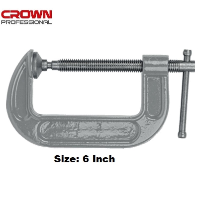 Picture of CROWN 6" Forged G-Clamp C-Clamp CPHFC-GCA06 - Kings Trading