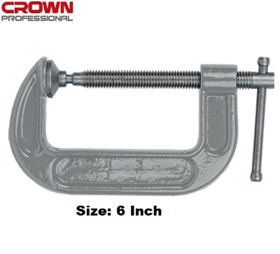 Picture of CROWN 6" Forged G-Clamp C-Clamp CPHFC-GCA06 - Kings Trading