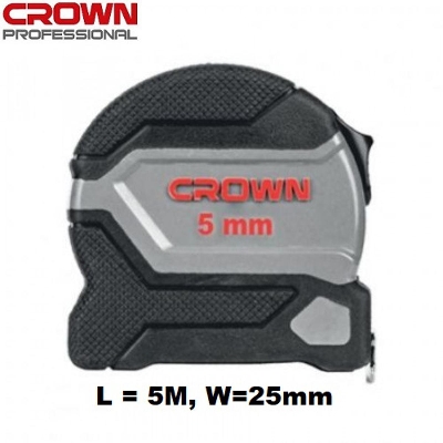 Picture of CROWN 5M Measuring Steel Tape 5x25mm CPHMT-AM0525 - Kings Trading