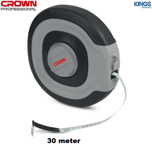 Picture of CROWN 30M Long Fiberglass Measuring Tape 30M CPHMT-LFA30 - Kings Trading