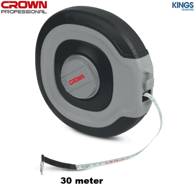 Picture of CROWN 30M Long Fiberglass Measuring Tape 30M CPHMT-LFA30 - Kings Trading