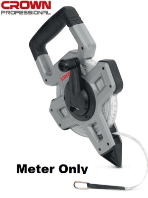 Picture of CROWN 30M open reel fiberglass Measuring tape 30M CPHMT-OFA30 - Kings Trading