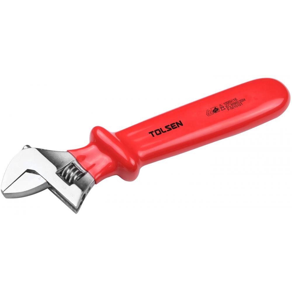 Picture of TOLSEN VDE 1000V Adjustable Wrench 250mm (10") VDE/GS certificated Premium Series V40525 - Kings Trading