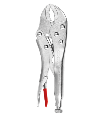 Picture of CROWN 10" Locking Grip Pliers, Extra curved Jaws 250mm CPHPL-GRB10  - Kings Trading