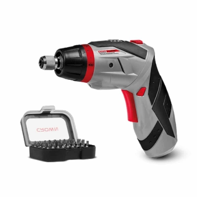 Picture of CROWN Cordless Screwdriver 3.6V (Li-on 1.3Ah), 3 Nm, with 30Pcs Accessories Model: CT22025 - Kings Trading