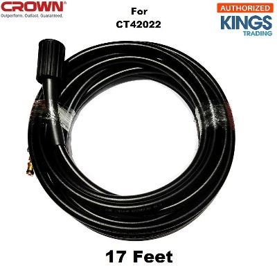 Picture of CROWN Pressure pipe pressure hose (17 feet) for CROWN high pressure washer CT42022 / output pipe/ pressure hose Assembly / cleaner Kit / washer parts P41 CT42022 - Kings Trading