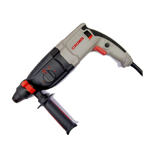Picture of Crown Rotary Hammer SDS-Plus 710W, Drilling output: 24 mm with 3 pcs drill bits, Flat & Pointed Chisels, Model: CT18181